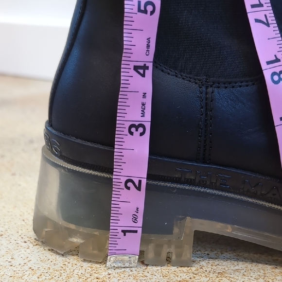 Marc Jacobs | The Stomper Black Ankle Platform Boots Chunky Clear Sole Size 9 - Picture 11 of 11